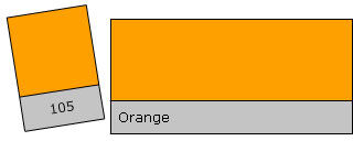 Lee Filter Roll 105 Orange arancione
