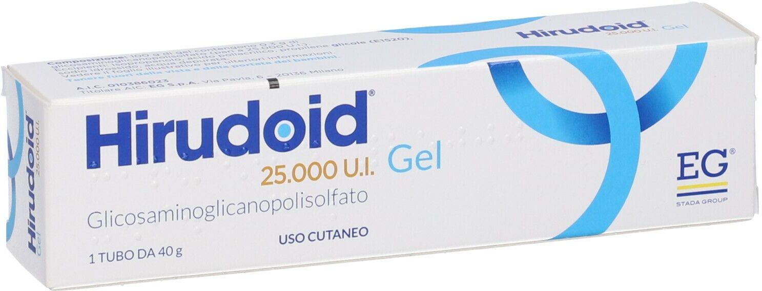 EG SpA Hirudoid 25000 Ui Gel, 40 g