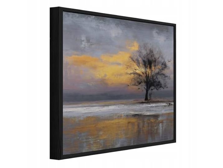 WallArena Metallbilder, Baum, 30x30cm