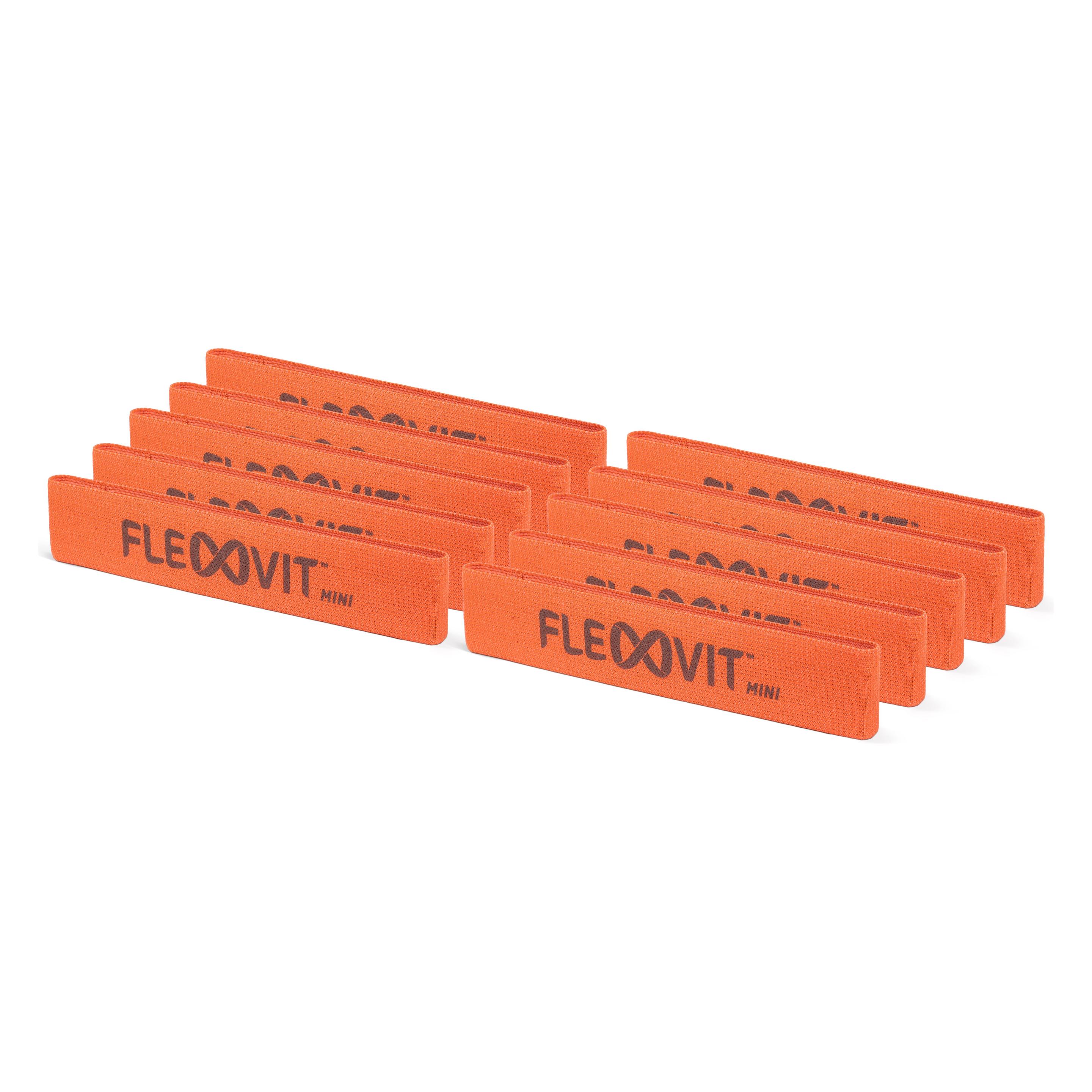 Flexvit Mini Fitnessband, leicht, 10er-Set (0.32 m, Leicht) (K2311)