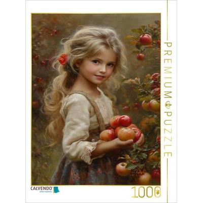 CALVENDO Puzzle Herbstlicher Apfelschatz | 1000 Teile Lege-Größe 64x48cm Foto-Puzzle für glückliche Stunden