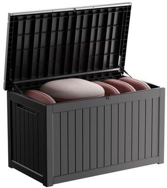 EasyUp Outdoor Patio Storage Resin Lockable Deck Box