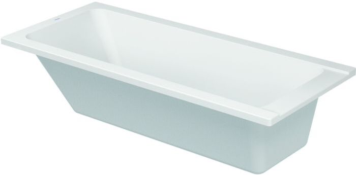 Duravit Badewanne D-Code 700100000000000 Einbauversion, Ablauf Fußseite, weiss