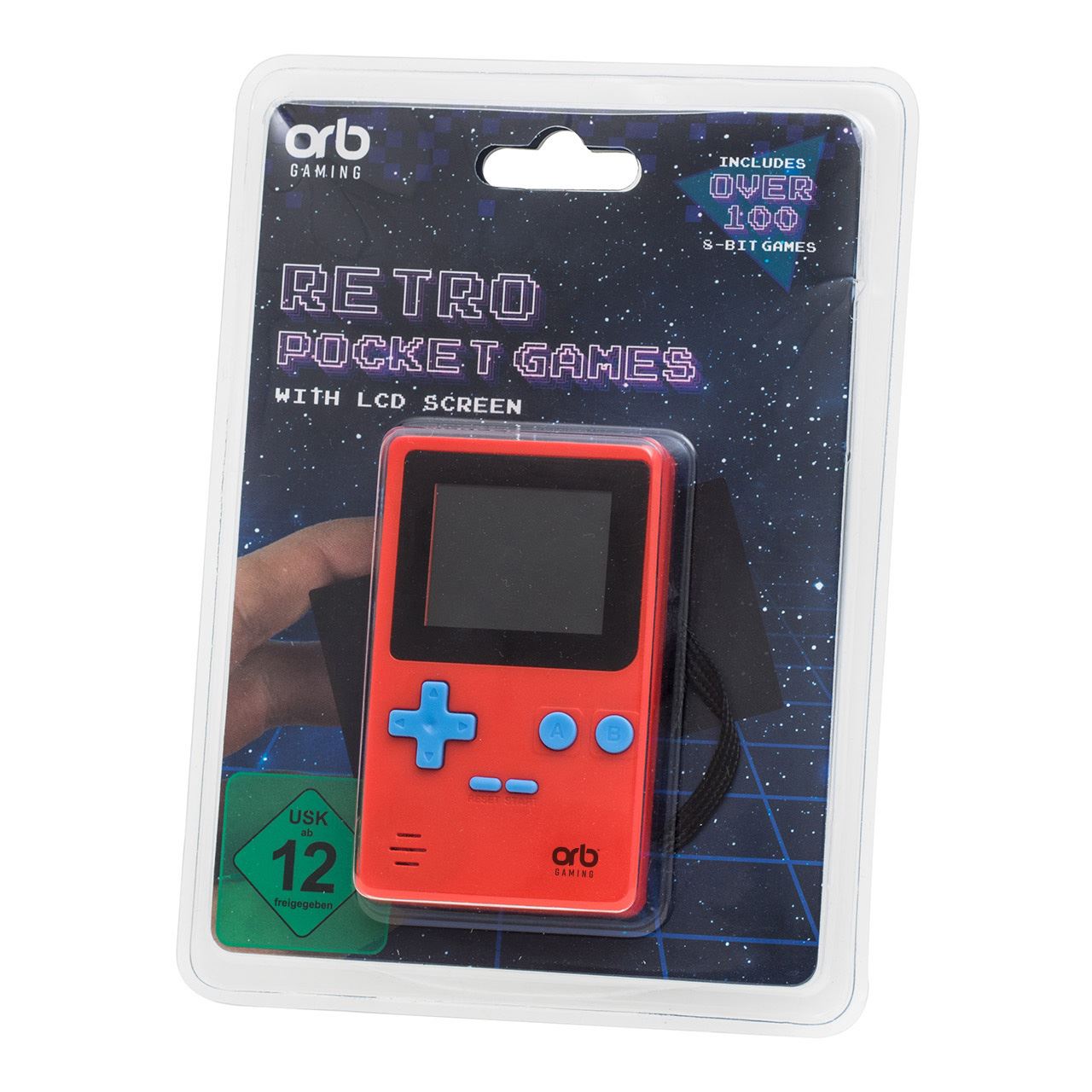ThumbsUp! ORB Spielkonsole 1,8" LCD Gameboy 152Spiele rot
