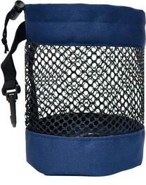 Uplift Essentials Nylon Mesh Golf Ball Pouch Bag blue s