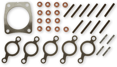 METZGER 2101010 Mounting Kit, exhaust manifold