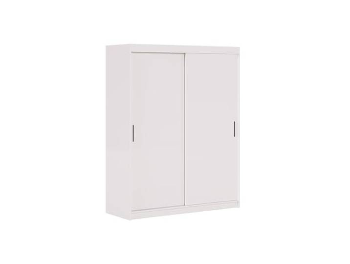 Margaret Hadas24 Kleiderschrank IGA, Organizer, Mehrzweckschrank, Schwebetürenschrank, Garderobenschrank, Kleiderstange, Kleiderständer, Schrank, Schwebetürenschrank (weiß, 120 cm)