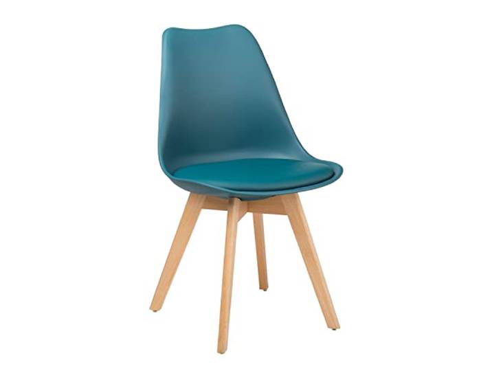 SKLUM 2er Set Stühle Nordic Meerblau