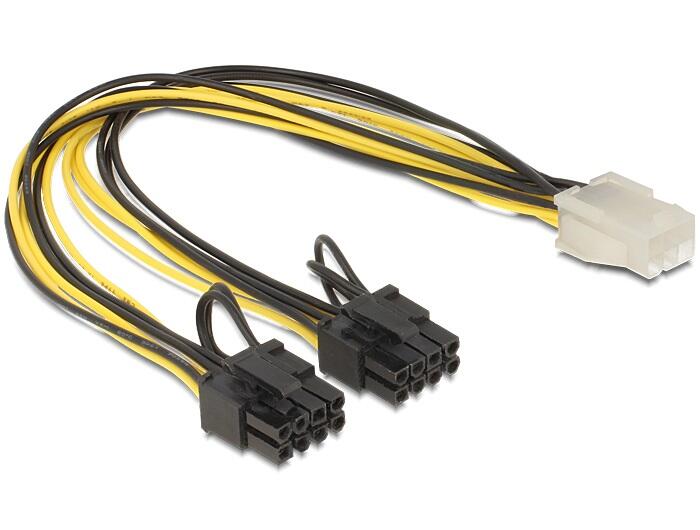 DeLOCK PCI Express Stromkabel 30cm 83433