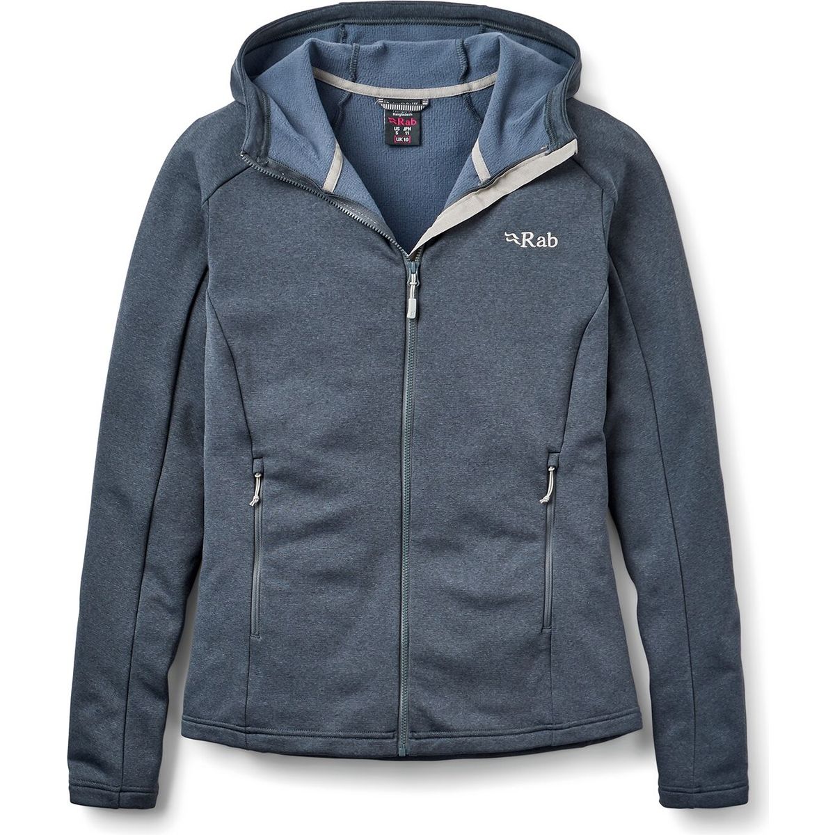 Rab Covex Hoody Wmns steel (STE) 10 QFG-49-STE-10