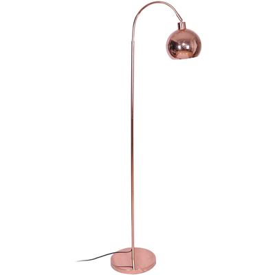 SALESFEVER Stehlampe "Pepe", braun (kupferfarben), 1, Ø 20cm H: 153cm, Leuchten, Gestell aus Metall, Stehlampe