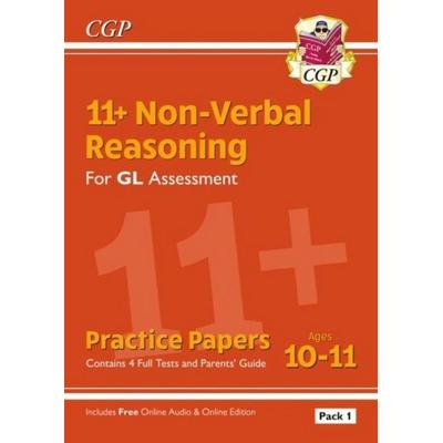 11+ GL Non-Verbal Reasoning Practice Papers: Ages 10-11 Pack 1 (inc Parents' Guide & Online Ed), Taschenbuch von Cgp Books, CGP Books,