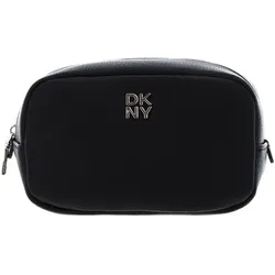 DKNY Sarah Travel Kit, Necessaire, Schwarz, Silber