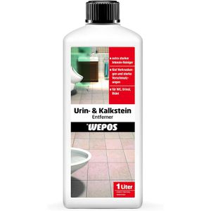 Wepos WC-Reiniger Urin- & Kalkstein Entferner, flüssig, mit Frischeduft, Flasche 1 Liter