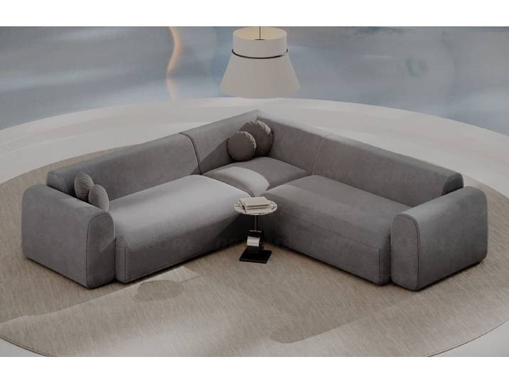 Ecksofa Cortegada L-Form aus Stoff