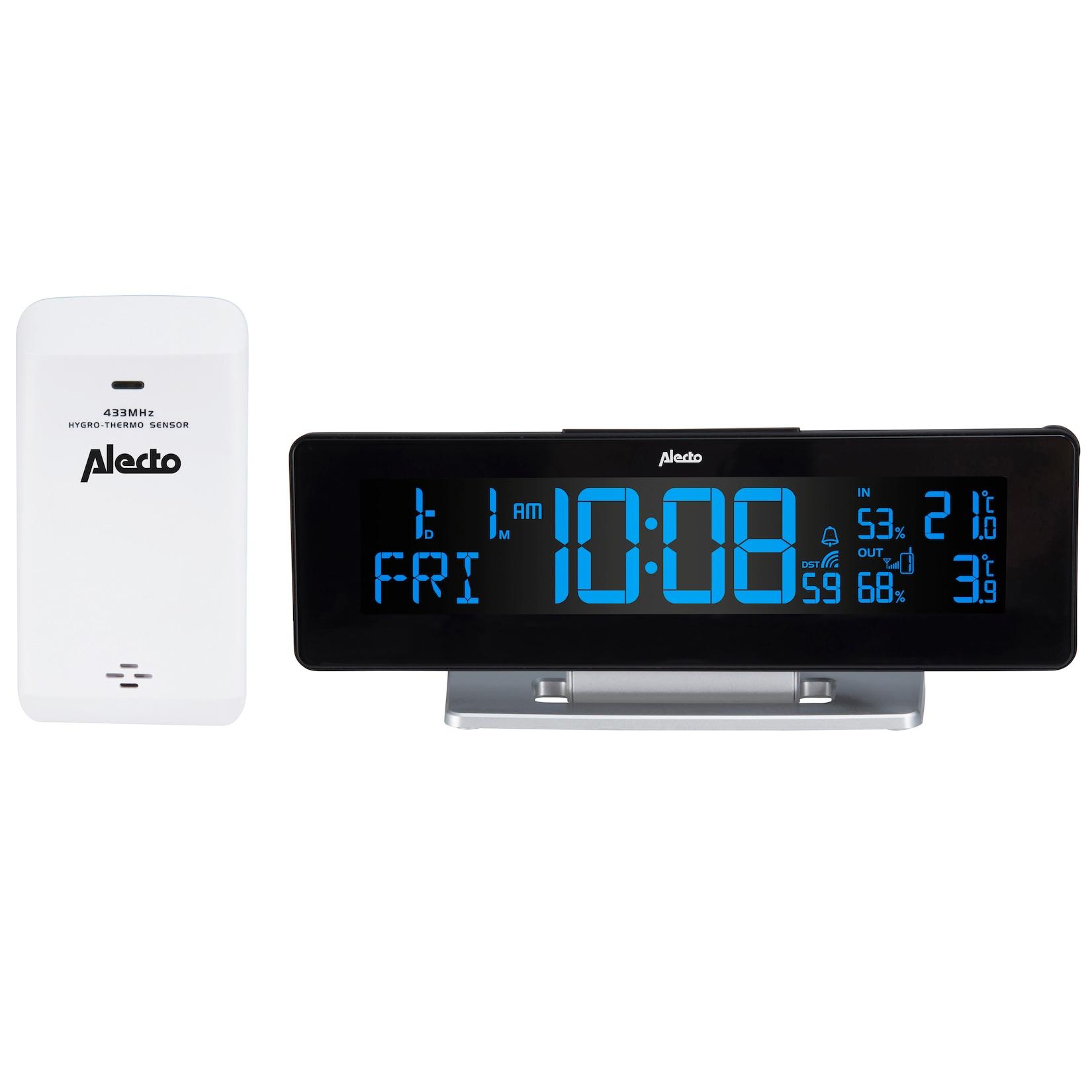 Alecto Digitaler Wecker mit Wetterstation
