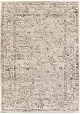 Vibe Camille Floral Gray/ Brown Area Rug