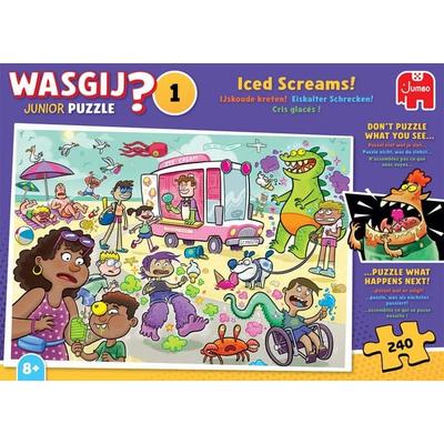 Wasgij Junior 1 - Eiskalter Schrecken! (Puzzle 240 Teile)