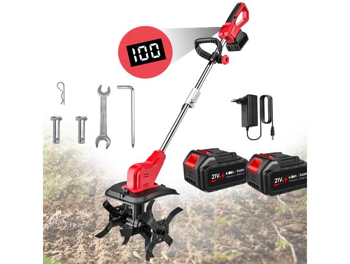 Cultivateur électrique portable, débroussailleuse, outil de retournement de terre sans fil pour batterie Makita 21V