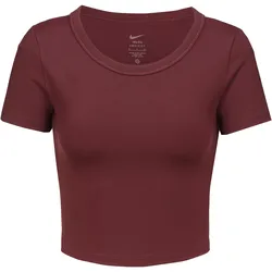 Nike One Fitted Croptop Damen | Gr. L | rot - rot