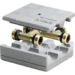 Kreuzungs-T-Stück RAXOFIX 5349 647940, aus Rotguss mit SC-Contur pro Stück