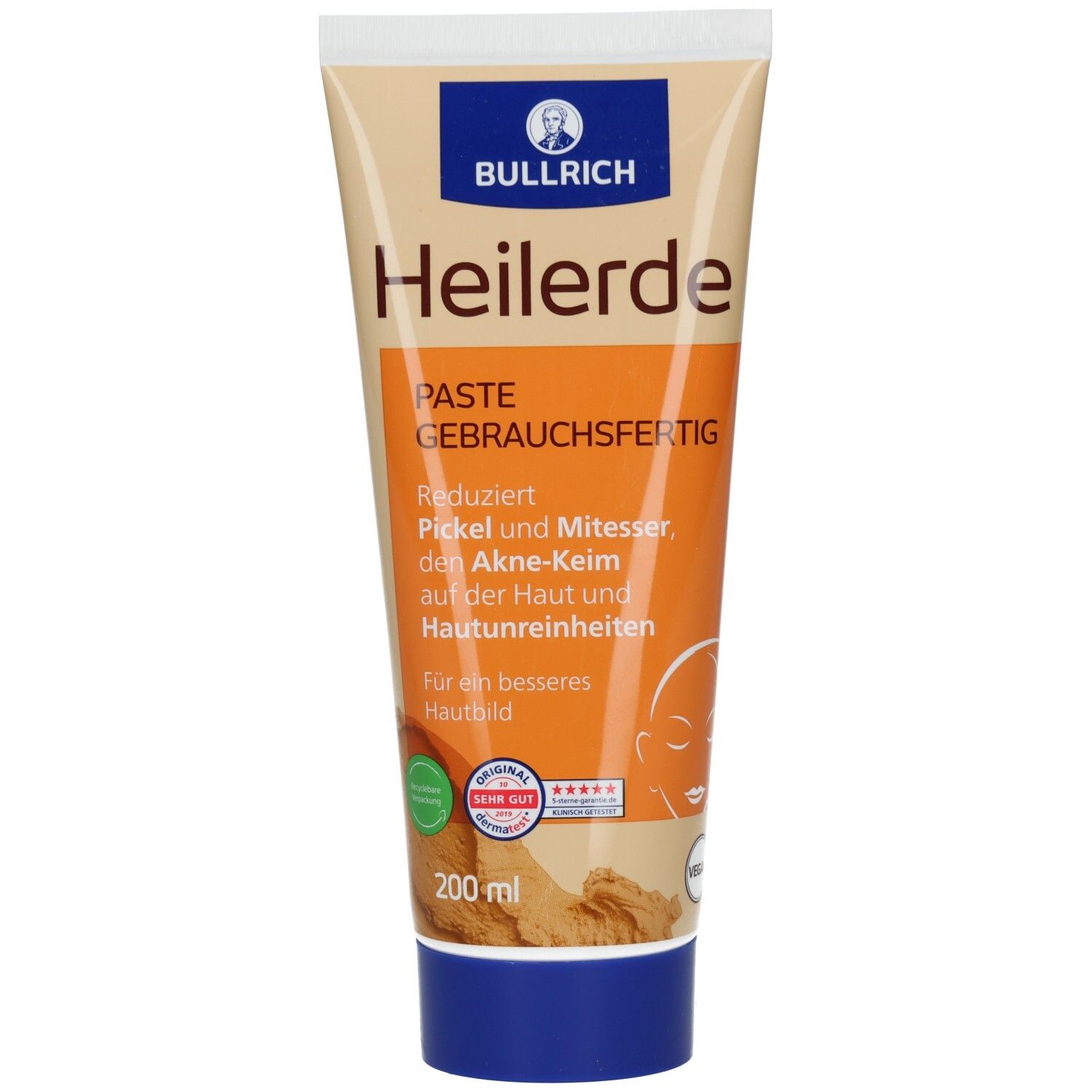 Bullrich Heilerde Paste ohne Schachtel 200 ml