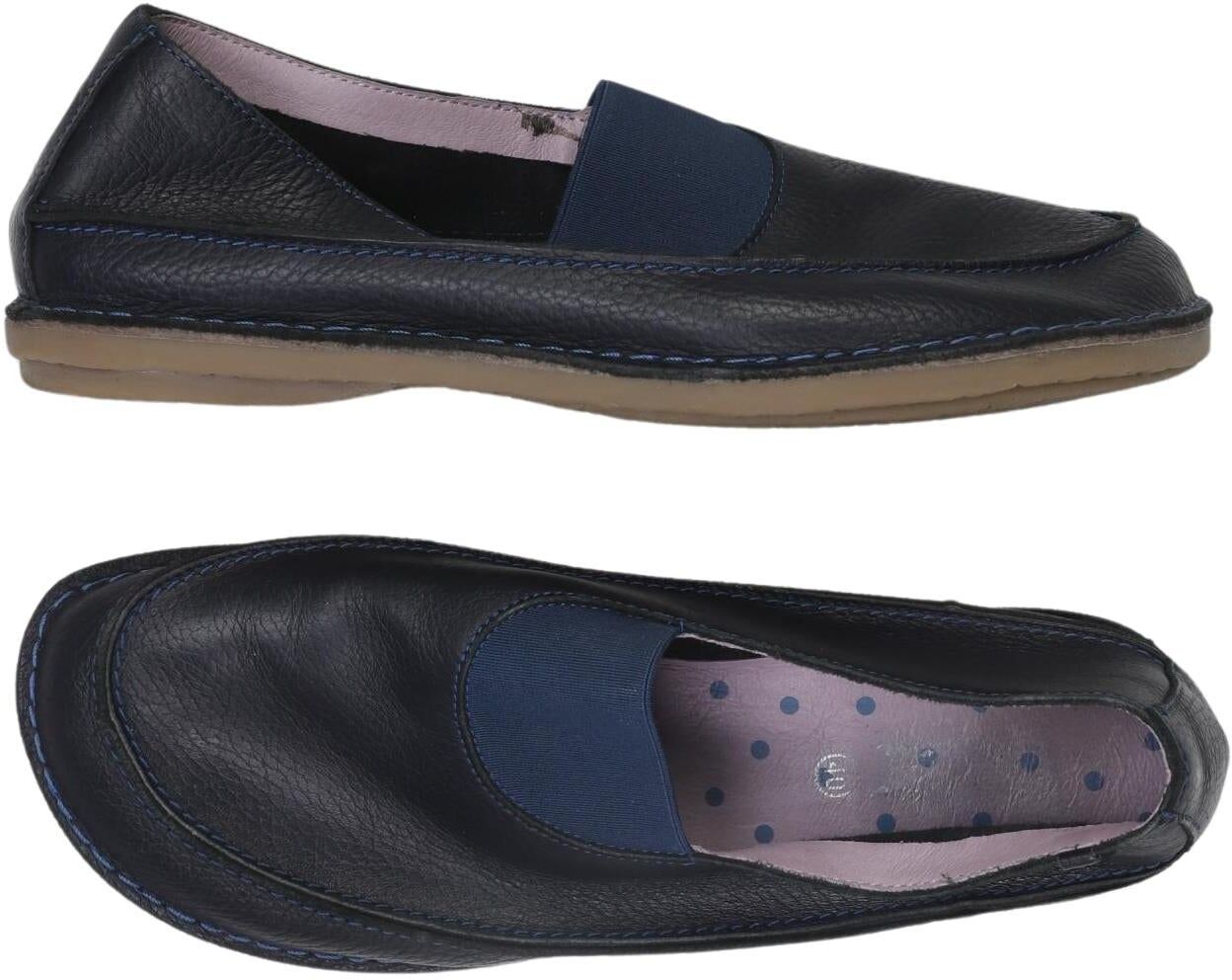 Gudrun Sjödén Damen Halbschuh, Marineblau, Gr. EU 40, Leder - Second Hand