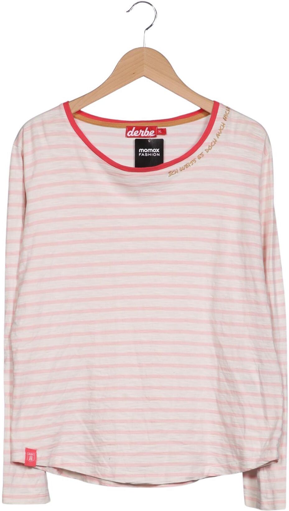 Derbe Damen Langarmshirt, Mehrfarbig, Gr. XL, Baumwolle - Second Hand