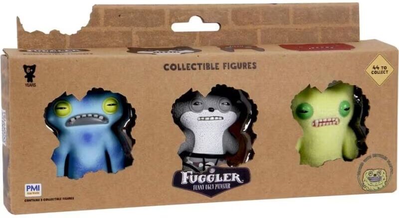 Bizak Fuggler Pack De 3 Figuras Coleccionables Talla Única Unisex