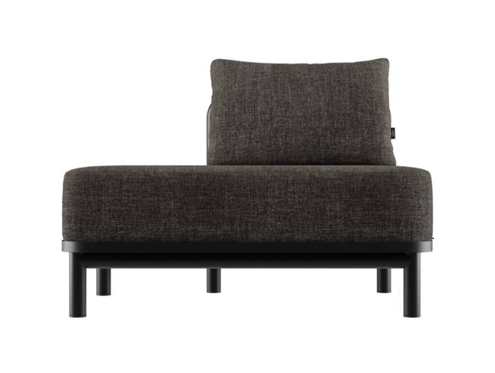 SACKit Loungeelement Kirra schwarz 80 Prozent Olefin und 20 Prozent recyceltes Olefin-Polyester 1 B 77.5 T 106 cm - Material: 80% Olefin und 20%