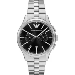 Emporio Armani Quarz / Chronograph Dario AR11691 - schwarz,silberfarben - 42mm