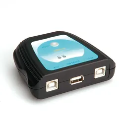VALUE Manual USB 2.0 Switch - USB-Umschalter für die gemeinsame Nutzung von Peripheriegeräten - 2 x USB