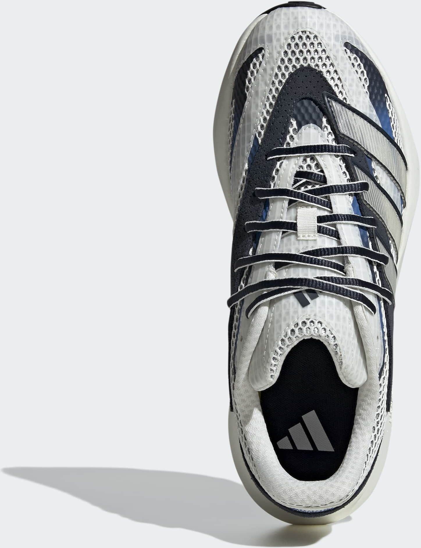 Sneaker ADIDAS SPORTSWEAR "LIGHTBLAZE", Herren, Gr. 45, blau (sanftes weiß, sanftes weiß, bright royal), Leder, Synthetik, Textil, Schuhe Sneaker