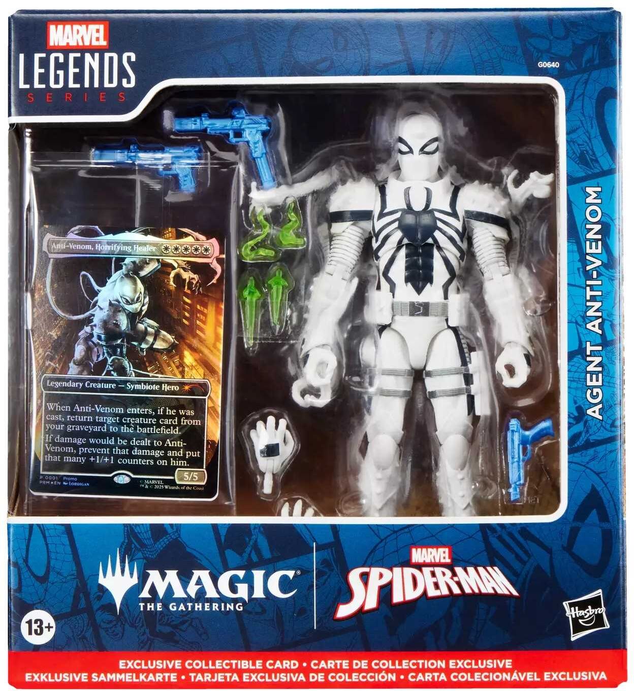 Magic: The Gathering   Marvel Spider-Man Legends Agent Anti-Venom Figure by Hasbro - Action Toy Figure with Accessories - Ages 6 and Up