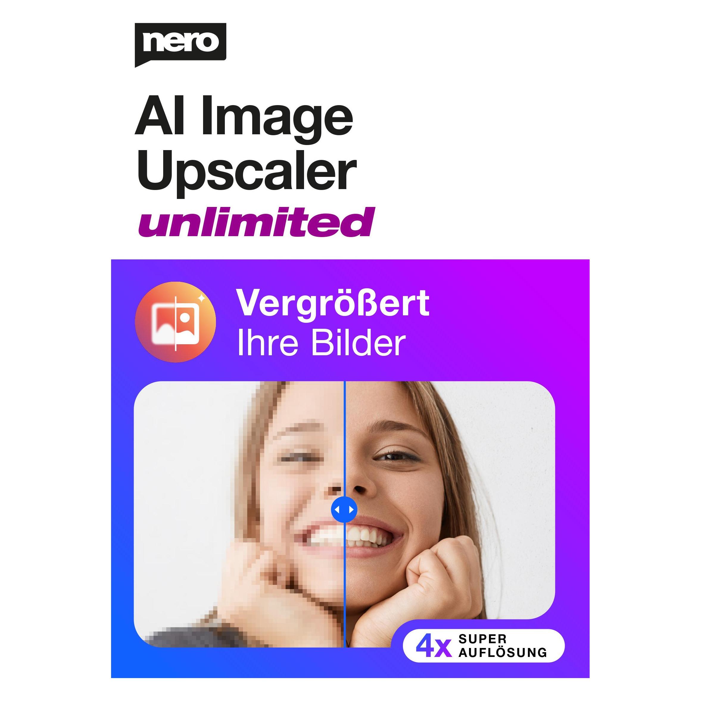 Nero AI Image Upscaler Unlimited Download Code (1 User, 1 Geräte/User, unbegrenzt) (EMEA-12800211)