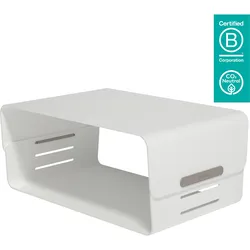 Dataflex Addit Bento monitor riser - adjustable 120, Monitor Erhöhung, Weiss