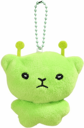 Universal Stock Cute Alien Cat Plush Backpack Pendant Kawaii Keychain Phone Charm Gifts style C