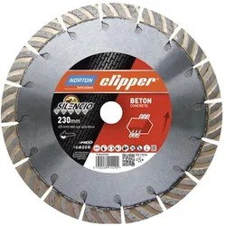 Norton Clipper, Sägeblatt, Diamantscheibe Extreme Beton Silencio Ø230x22,23mm