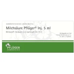 MILCHSÄURE Pflüger Injektionslösung 5 ml 50 St