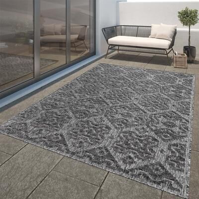 Paco Home In- & Outdoor Rug Marrakesh Boho Pattern with High-Low Effect