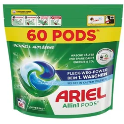 ARIEL Universalwaschmittel »UNIVERSAL+ Allin1 PODS« 60 WL