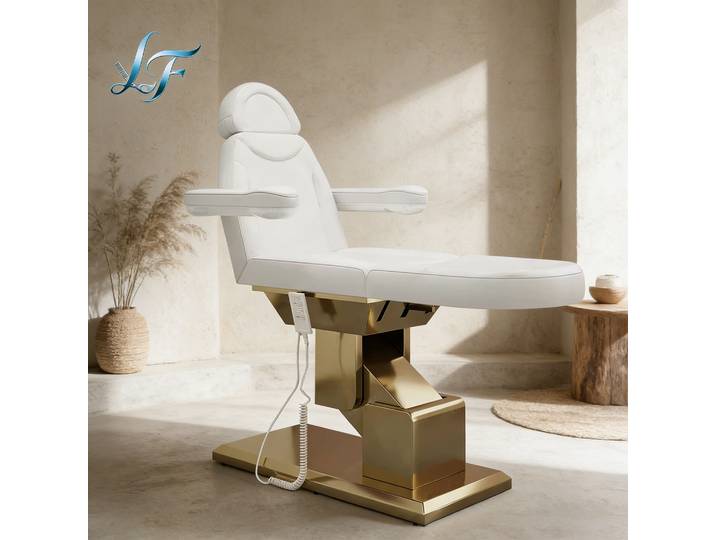 Mobilier de salon de luxe, lit de massage électrique à 3 moteurs, table de beauté, chaise pour spa, hôtel, salle de sport, usage professionnel