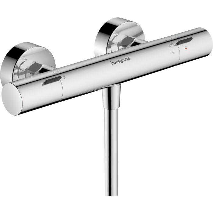 hansgrohe Ecostat Fine Brausethermostat 13324000 Aufputz, DN15, chrom