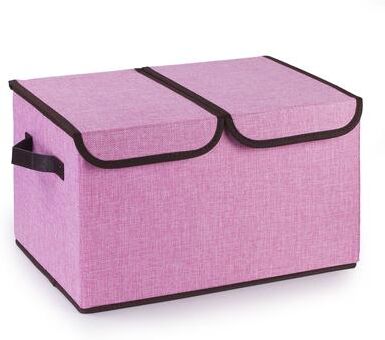 Enova Home Collapsible Storage Bins with Cover