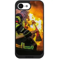 Nivocase Handyhülle für Apple iPhone 17e Hülle NIVOpure Case Schwarz Feuer Feuerwehr Lebensretter (Apple iPhone 17e), Smartphone Hülle, Schwarz