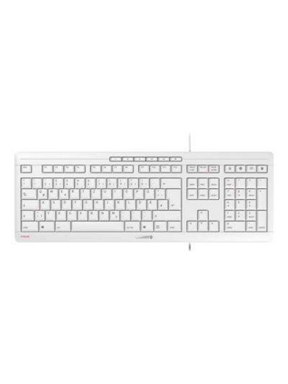 Cherry STREAM - Tastatur - Englisch - Grau