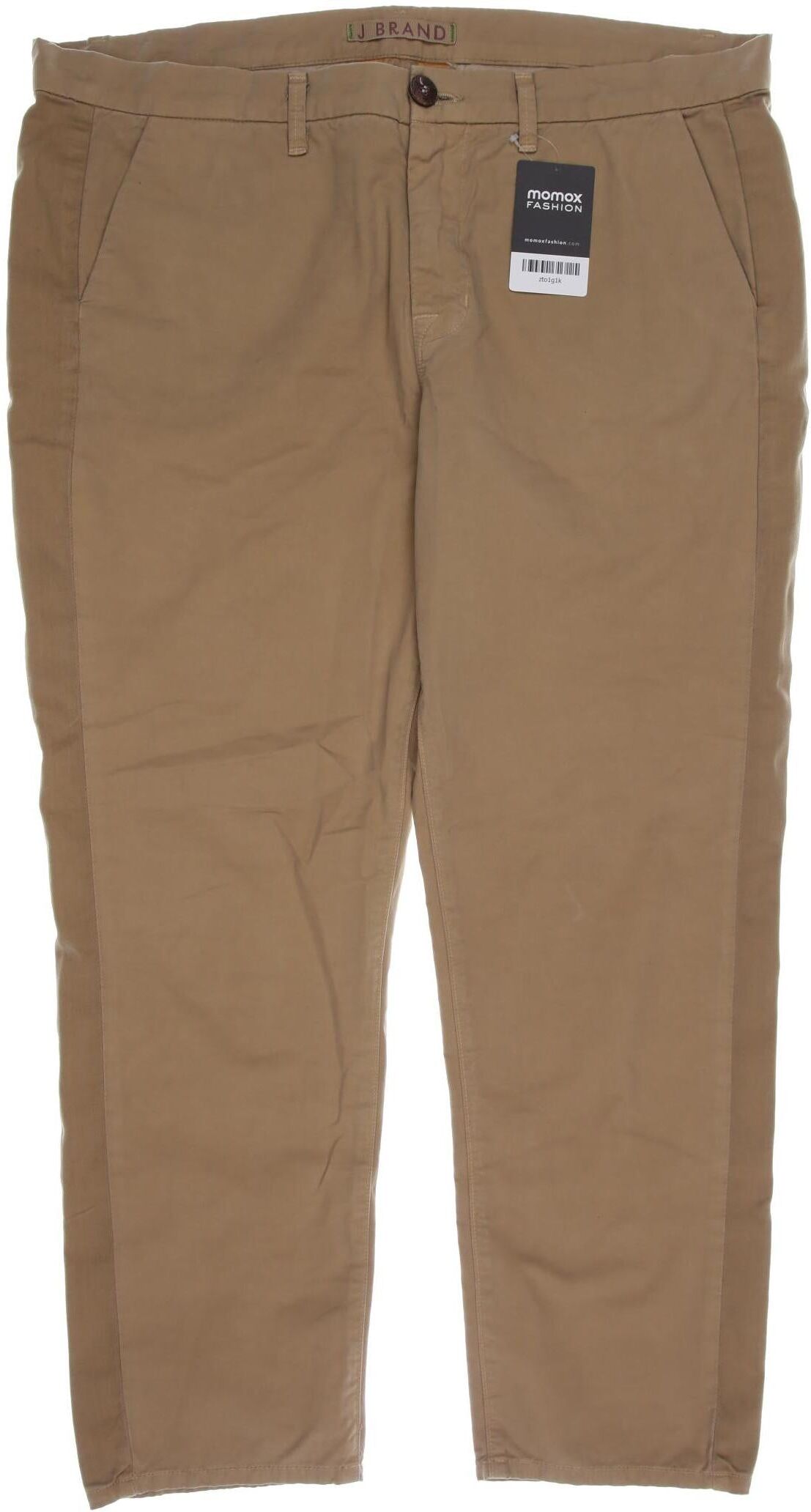 J Brand Damen Stoffhose, Beige, Gr. W32, Baumwolle - Second Hand