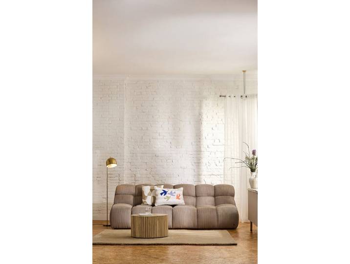 TOM TAILOR HOME Big-Sofa SOFT CUBE – stylische Retrovibes durch markante Kachelsteppung, angenehmer Sitzkomfort, 205/245x90, mit optionaler Armteilfunktion