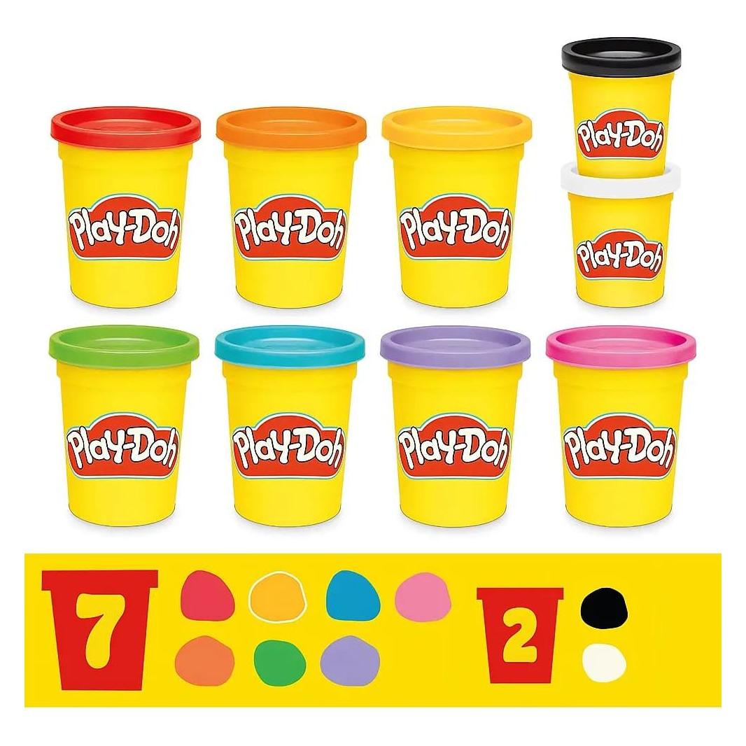 Play-Doh Fantastische Farben mit 9 Dosen (F9821)