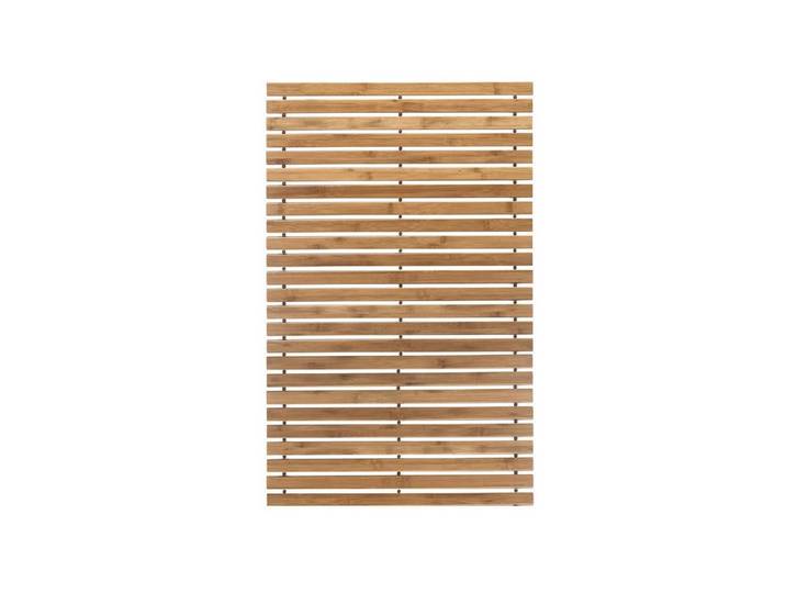 Badematte KLEINE WOLKE 50 x 80 cm , braun, H:8mm, Holz, Badematten, Badematte